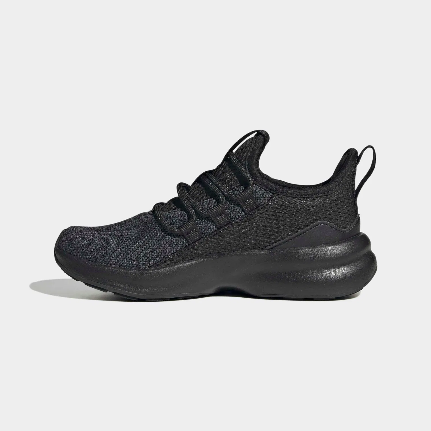 Детские спортивные кроссовки с адаптивной шнуровкой LITE RACER ADAPT 8.0 K Adidas Sportswear, Black/Black — фото 3