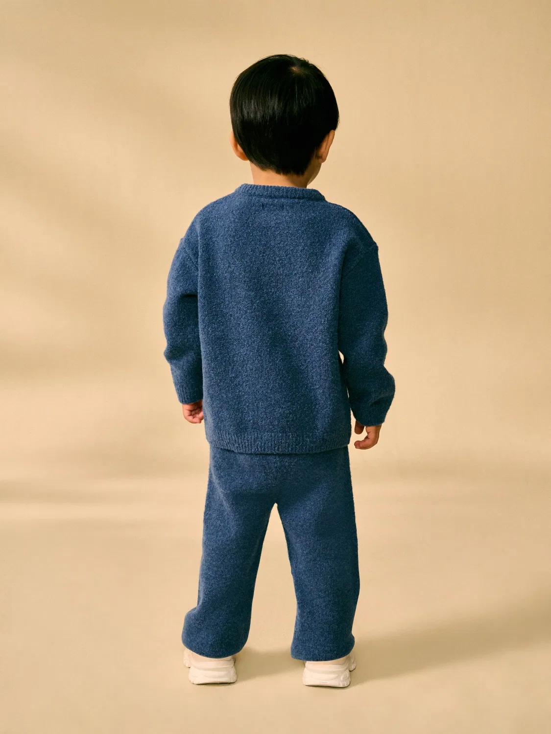 Джемпер и джоггеры трикотажные, Crew Neck Next, темно-синий — фото 2