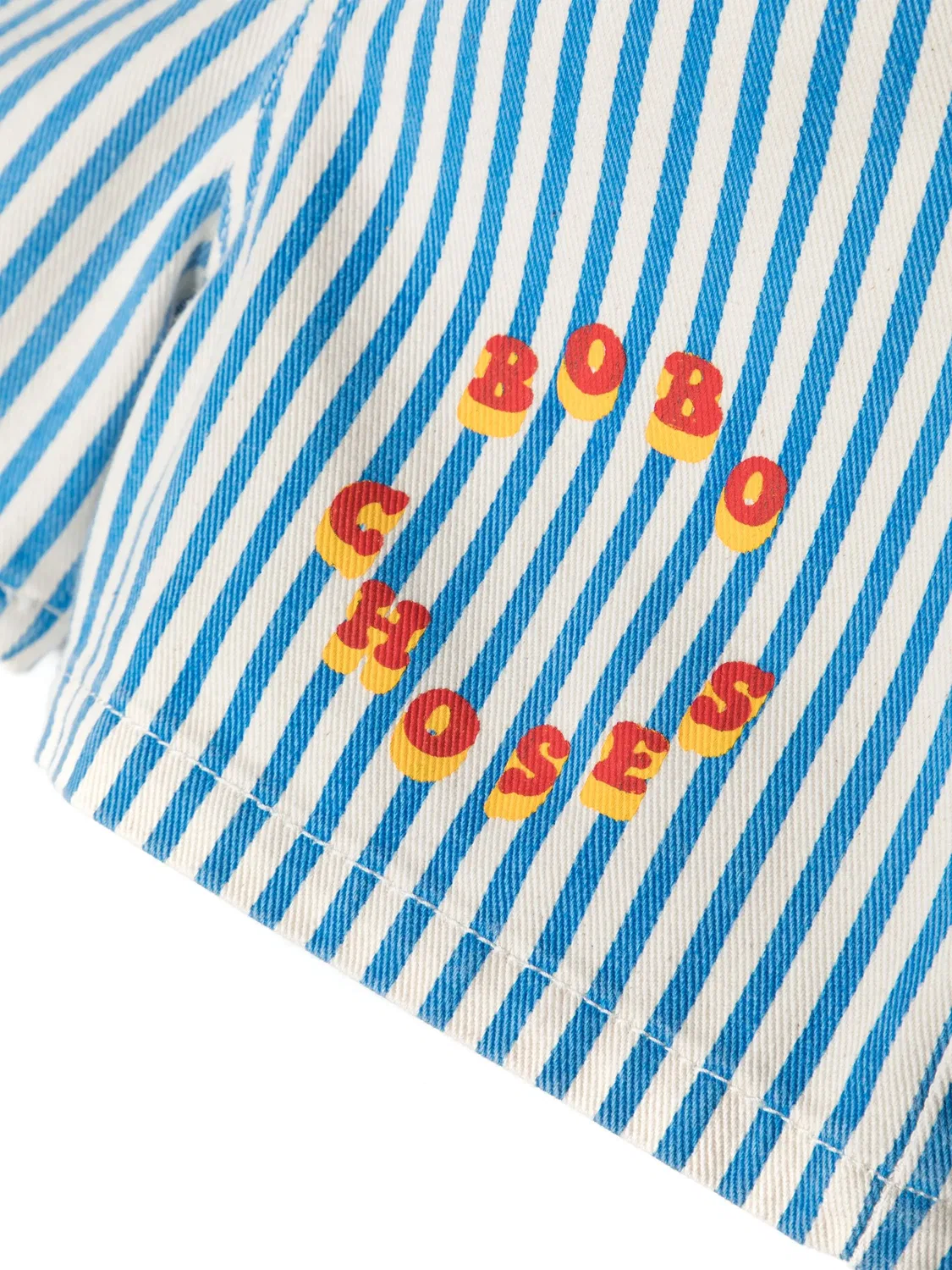 Шорты с вертикальной полоской Bobo Choses, синий — фото 2