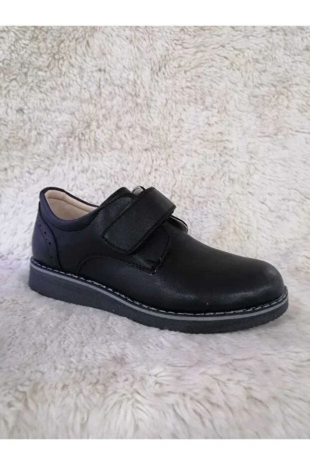 Детские туфли для мальчиков с ортопедической стелькой Özgür Kids, Black