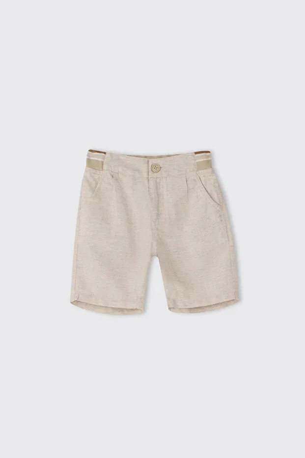 Детские шорты для мальчиков льняные Panço, Beige
