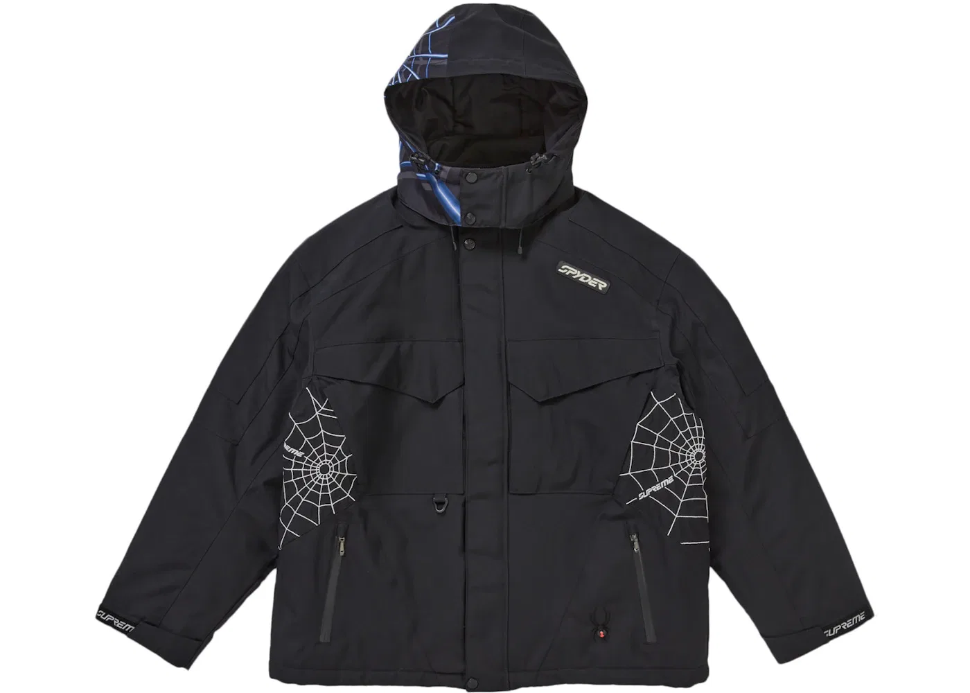 Мужская куртка техническая Supreme Spyder, Black