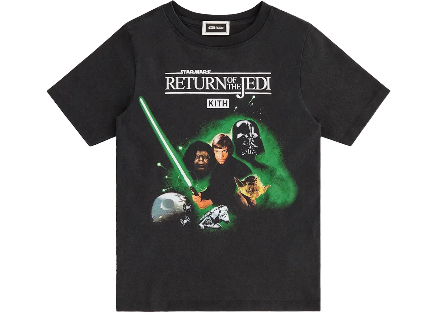 Детская футболка с принтом Luke Poster Kith, Black