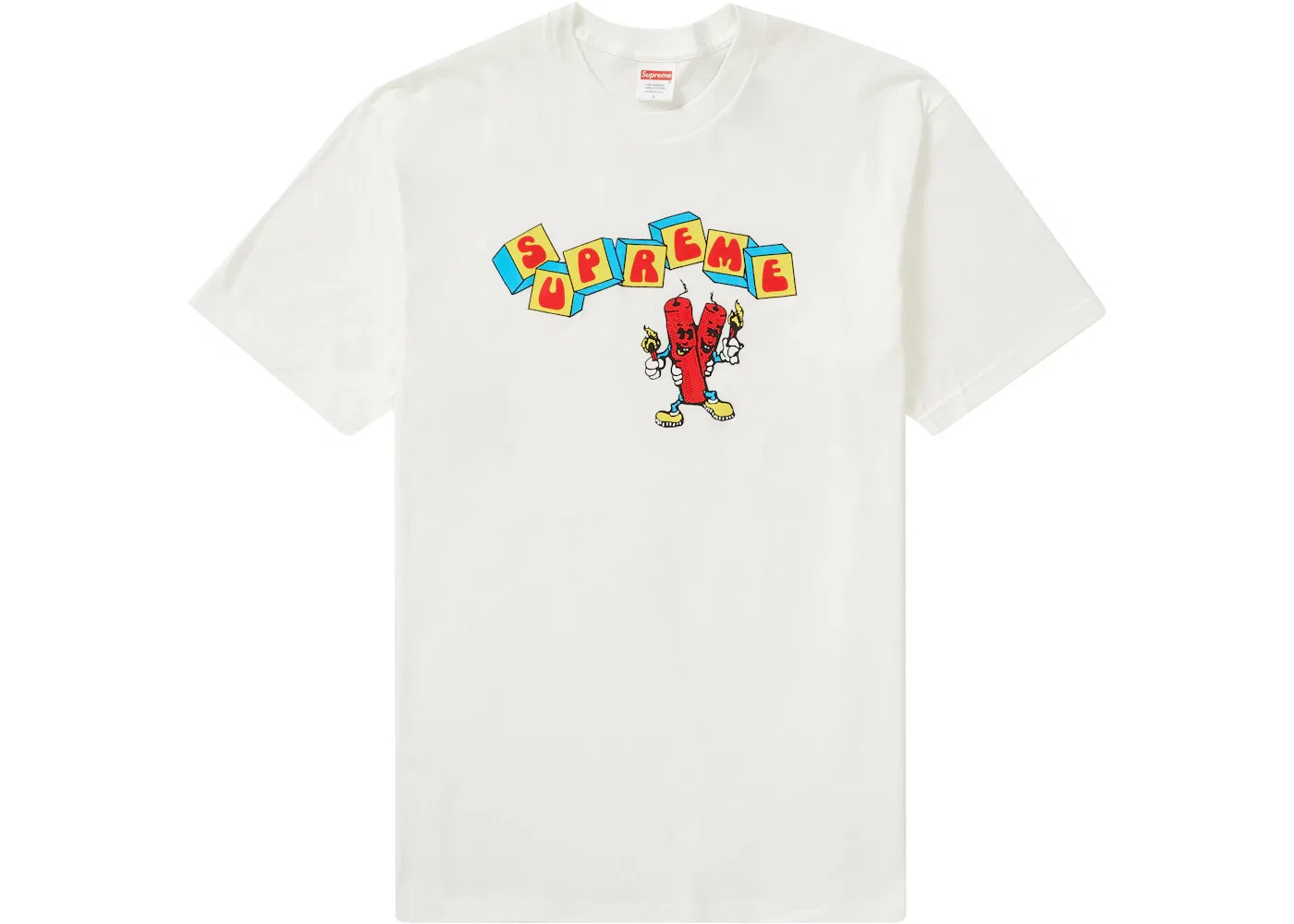 Мужская футболка с принтом Dynamite Supreme, White