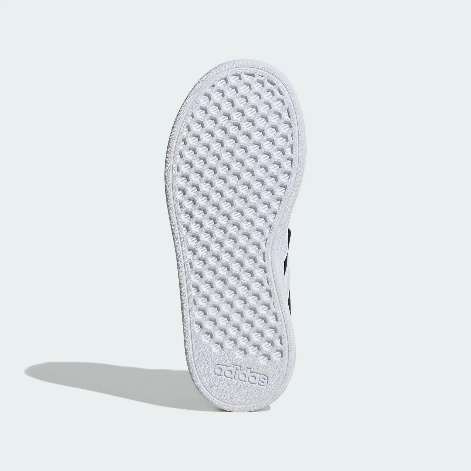 Детские кроссовки с ремешками Grand Court 2.0 Adidas, Schwarz Weiss — фото 3