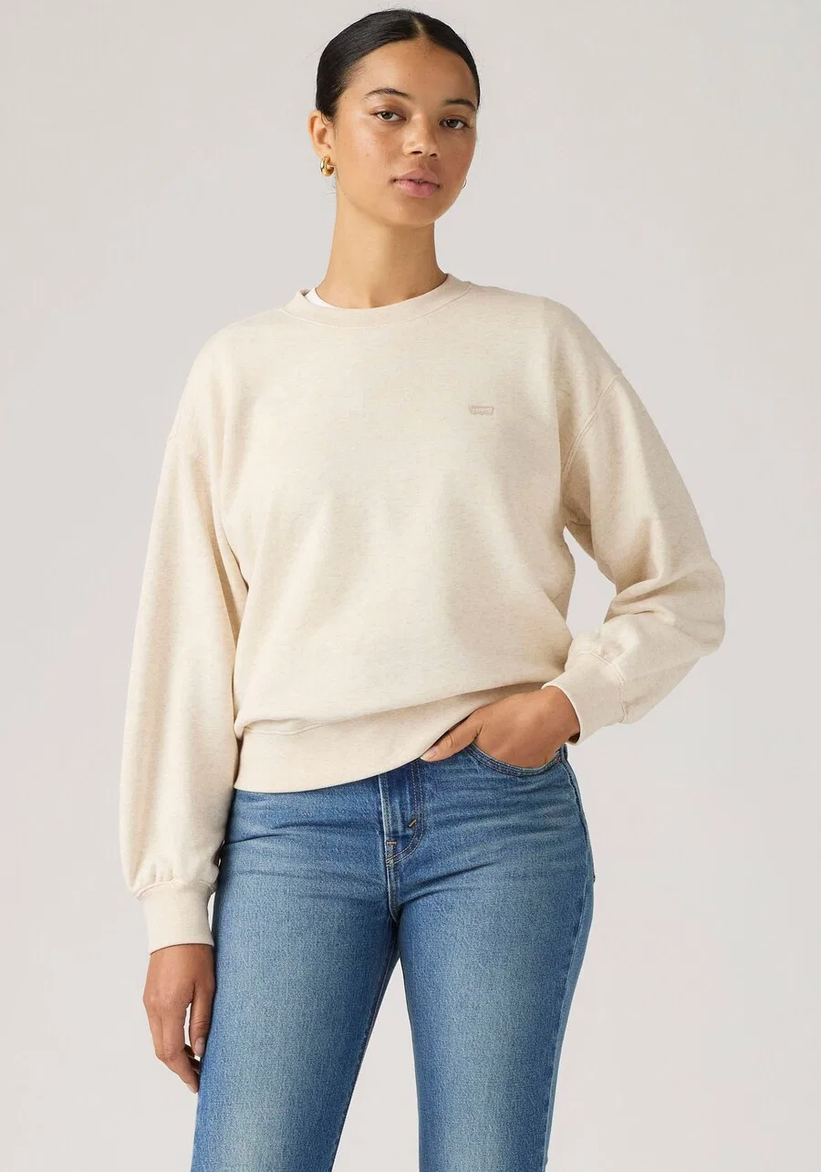 Толстовка LEVI'S 'EVERYDAY' из шерсти белого цвета — фото 2