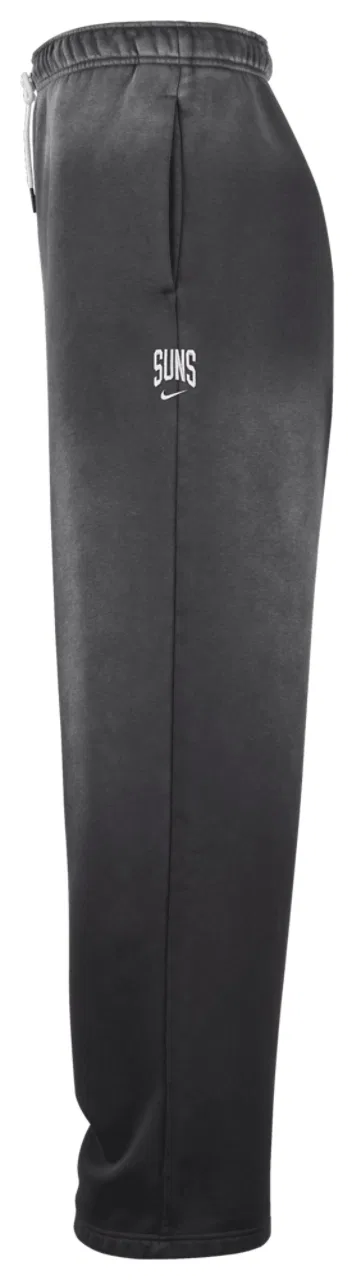 Мужские утепленные флисовые штаны Suns Basketball Wash Pants Nike, серый/белый — фото 2