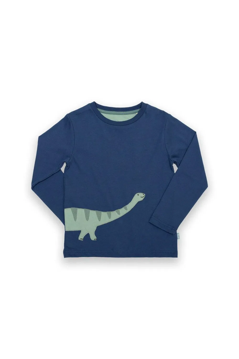 Детская футболка с принтом Dippy Dino Kite, Navy — фото 4