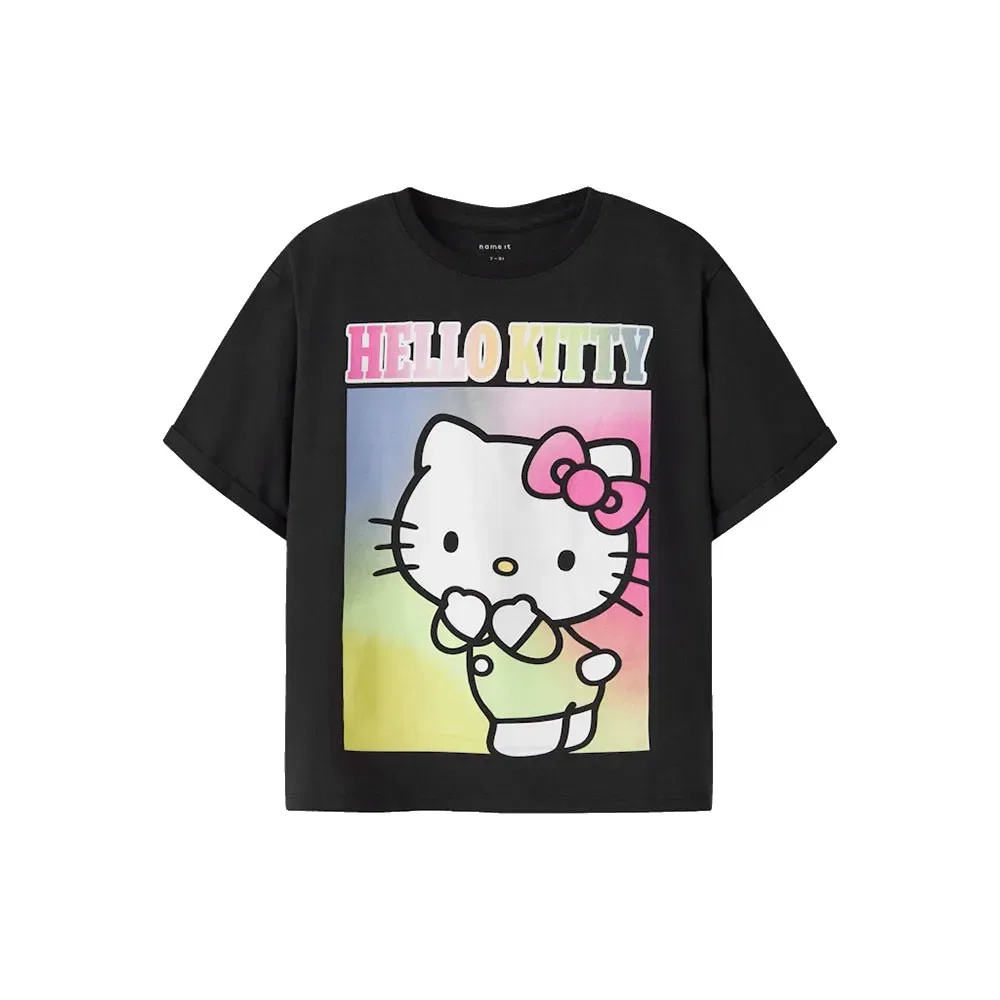 Детская футболка с принтом Forma Hellok Name it, Black
