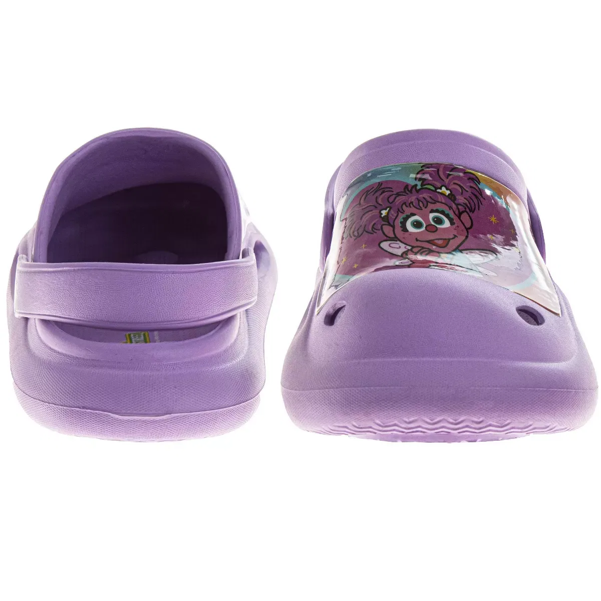 Детские сабо для девочек с принтом Sesame Street Clogs for Girls, Sesame Street, Purple — фото 2