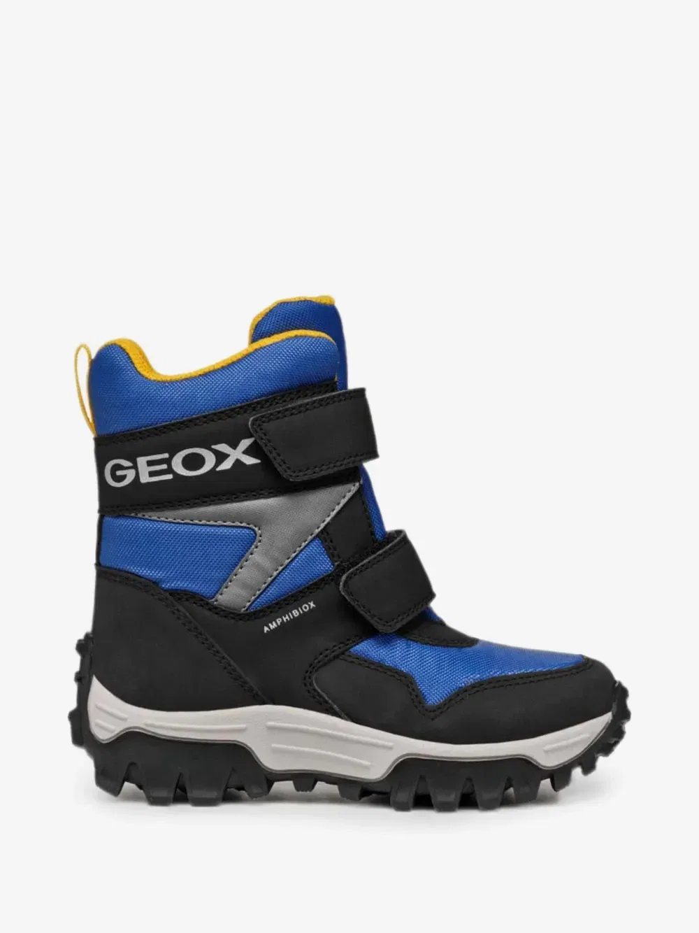 Ботинки Himalaya Abx с застежкой-липучкой Geox Kids, черный — фото 2