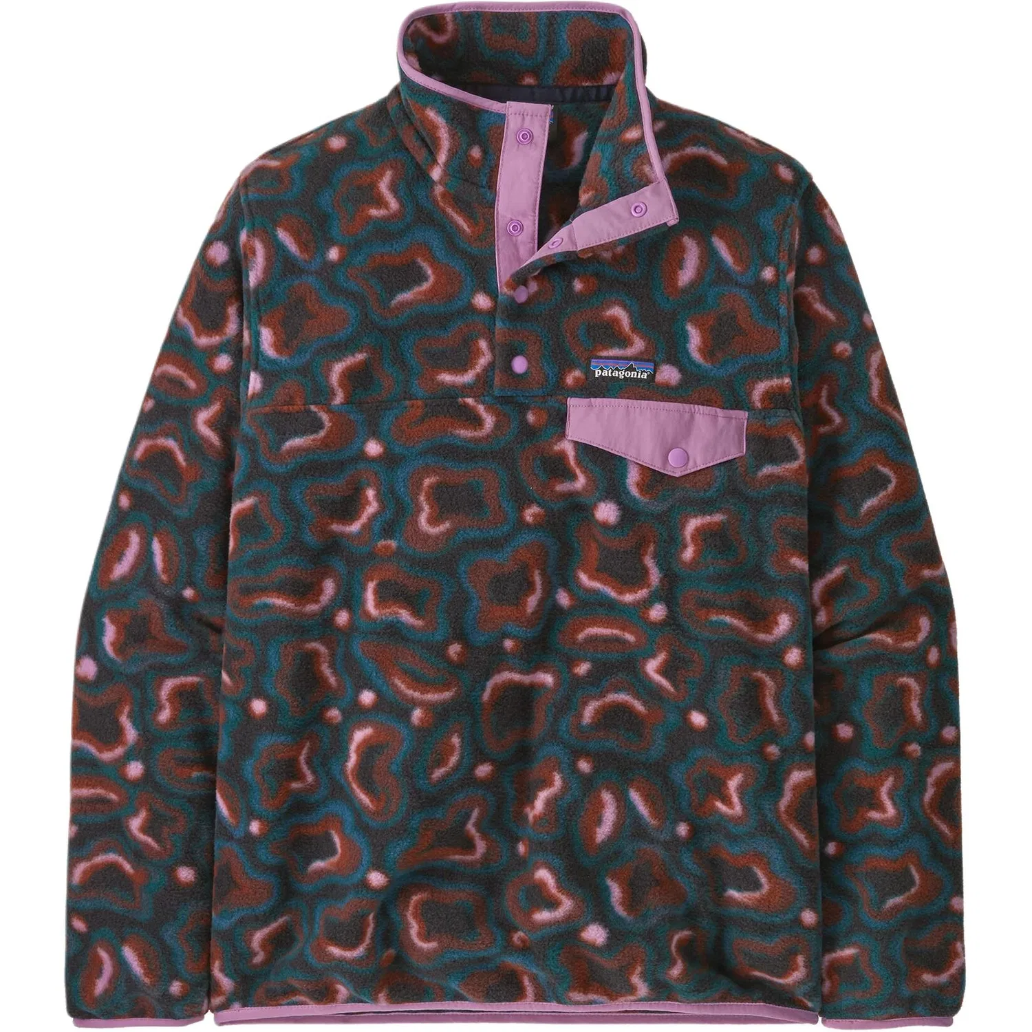 Женская флисовая куртка на кнопках Patagonia, Spiraea Color/STVA