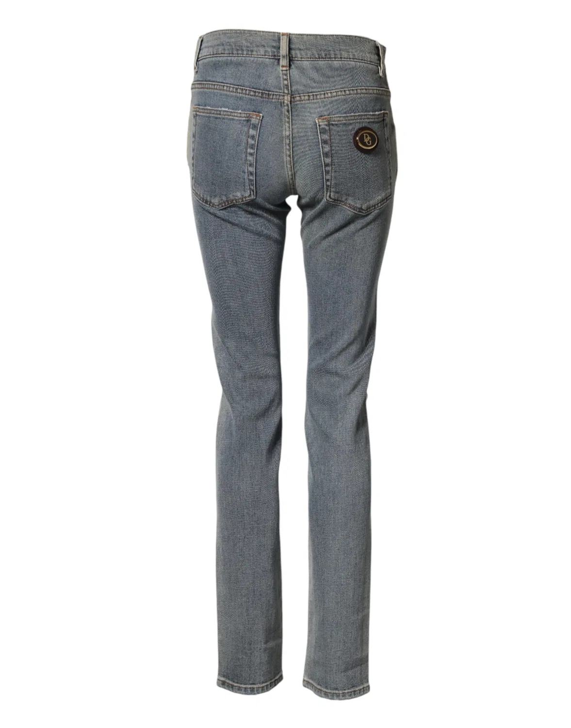 Мужские джинсы скинни с эффектом двух оттенков Skinny Jeans Dolce & Gabbana, Blue — фото 3