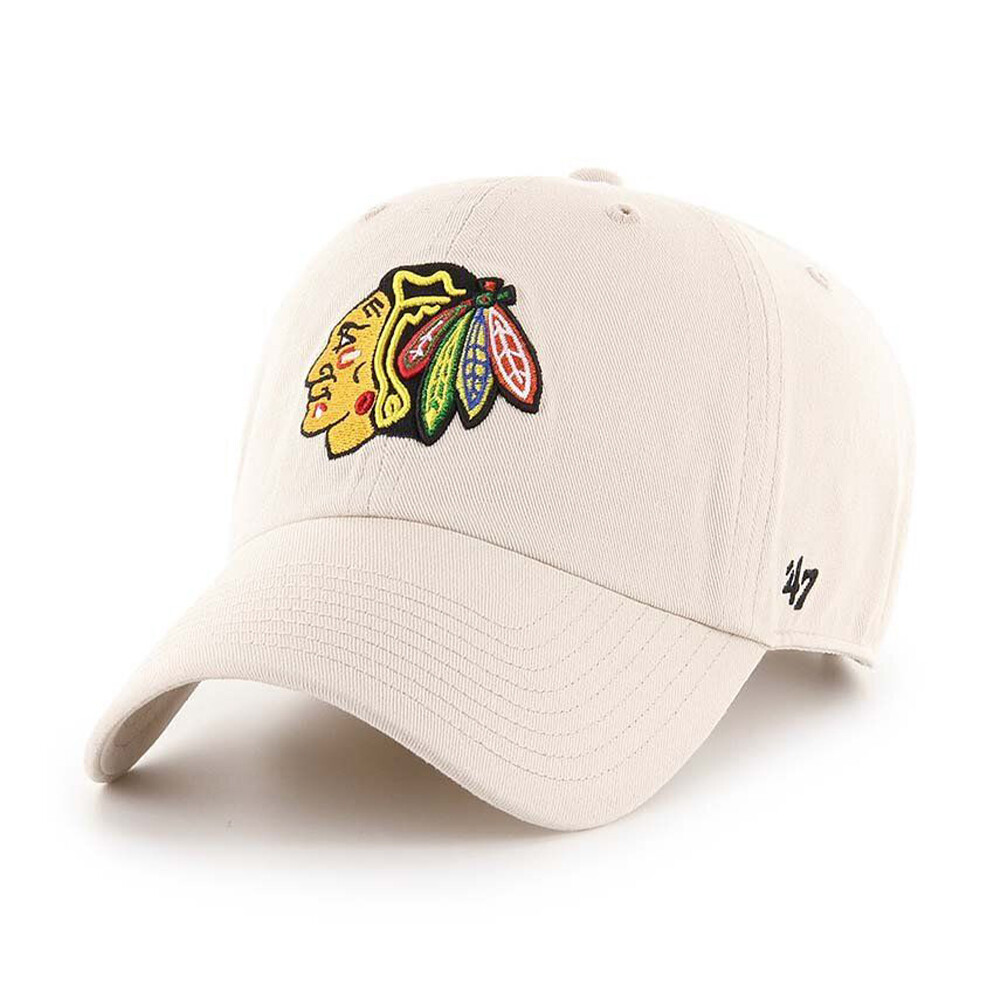 

Хлопковая бейсболка NHL Chicago Blackhawks 47brand, бежевый