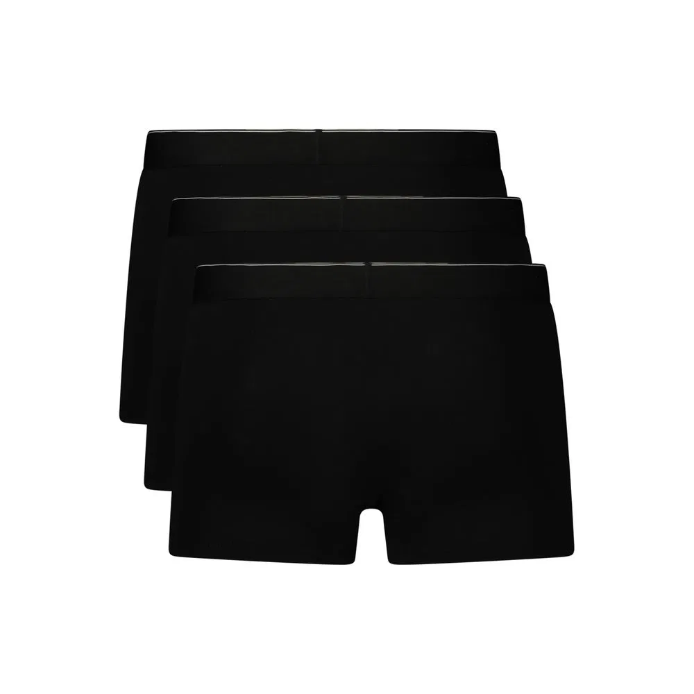 Мужские трусы-боксеры хлопковые комплект из 3 штук Calvin Klein, Black — фото 2