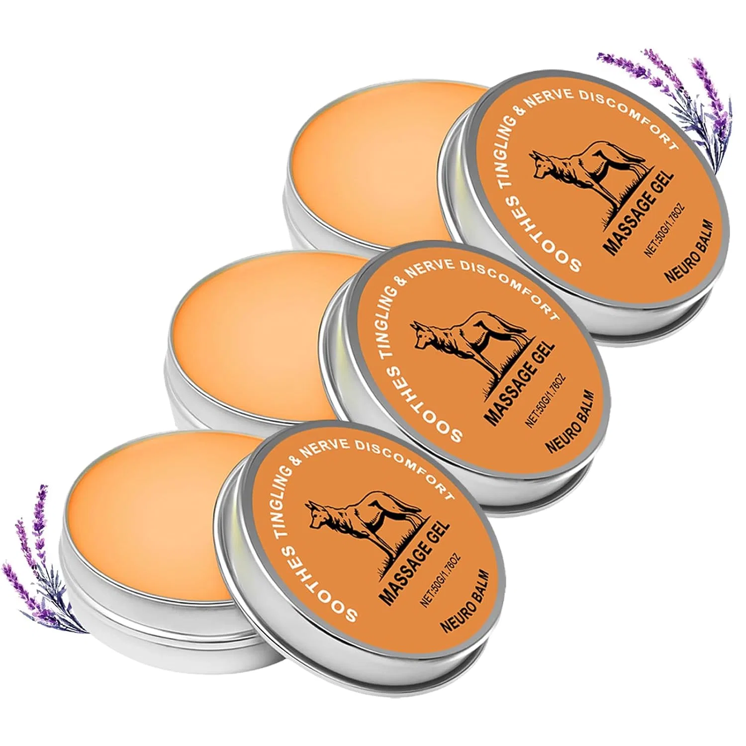 Массажный крем Neuro Balm, SKZKK, набор 3 шт., 50 г
