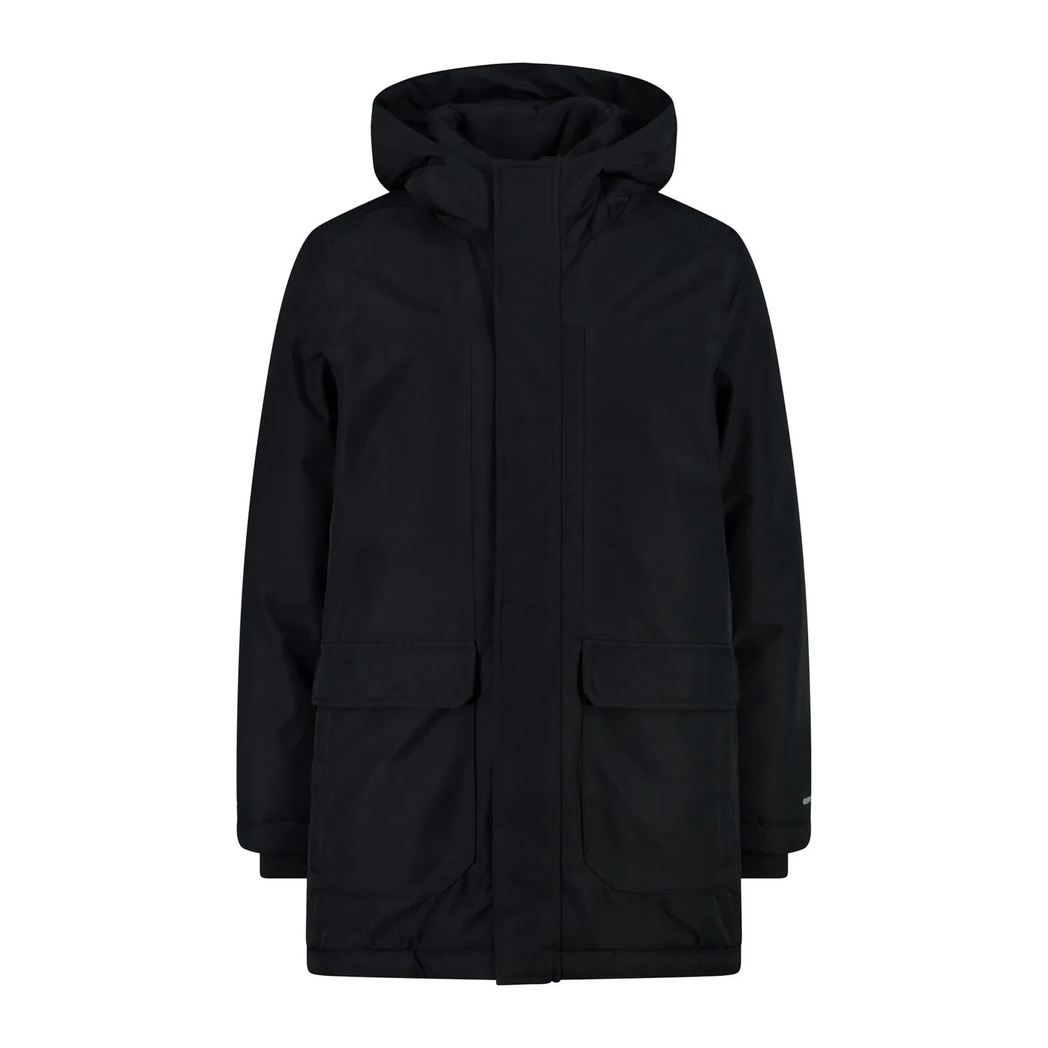 Детская куртка с капюшоном CMP KID JACKET LONG FIX HOOD, Schwarz