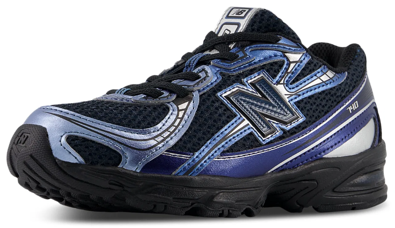 Кроссовки для девочек 740 New Balance, цвет Dark Shoreline Blue/Shoreline Blue — фото 4