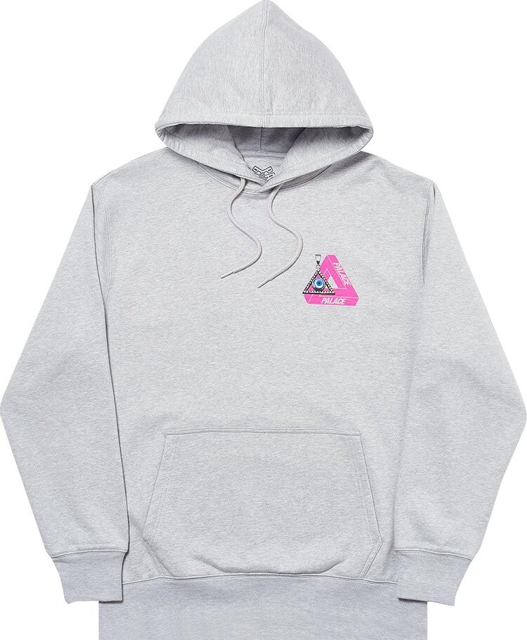 

Толстовка Palace Tri-Smiler Hood 'Grey Marl', серый