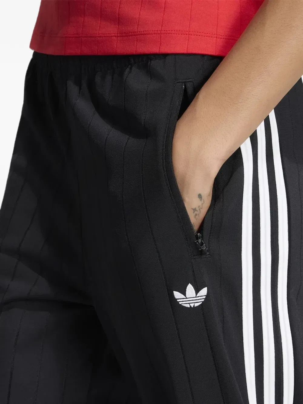 Спортивные брюки Firebird в тонкую полоску Adidas, черный — фото 3