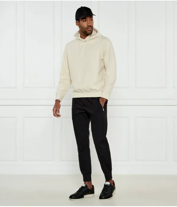 Толстовка regular fit Emporio Armani, кремовый — фото 2