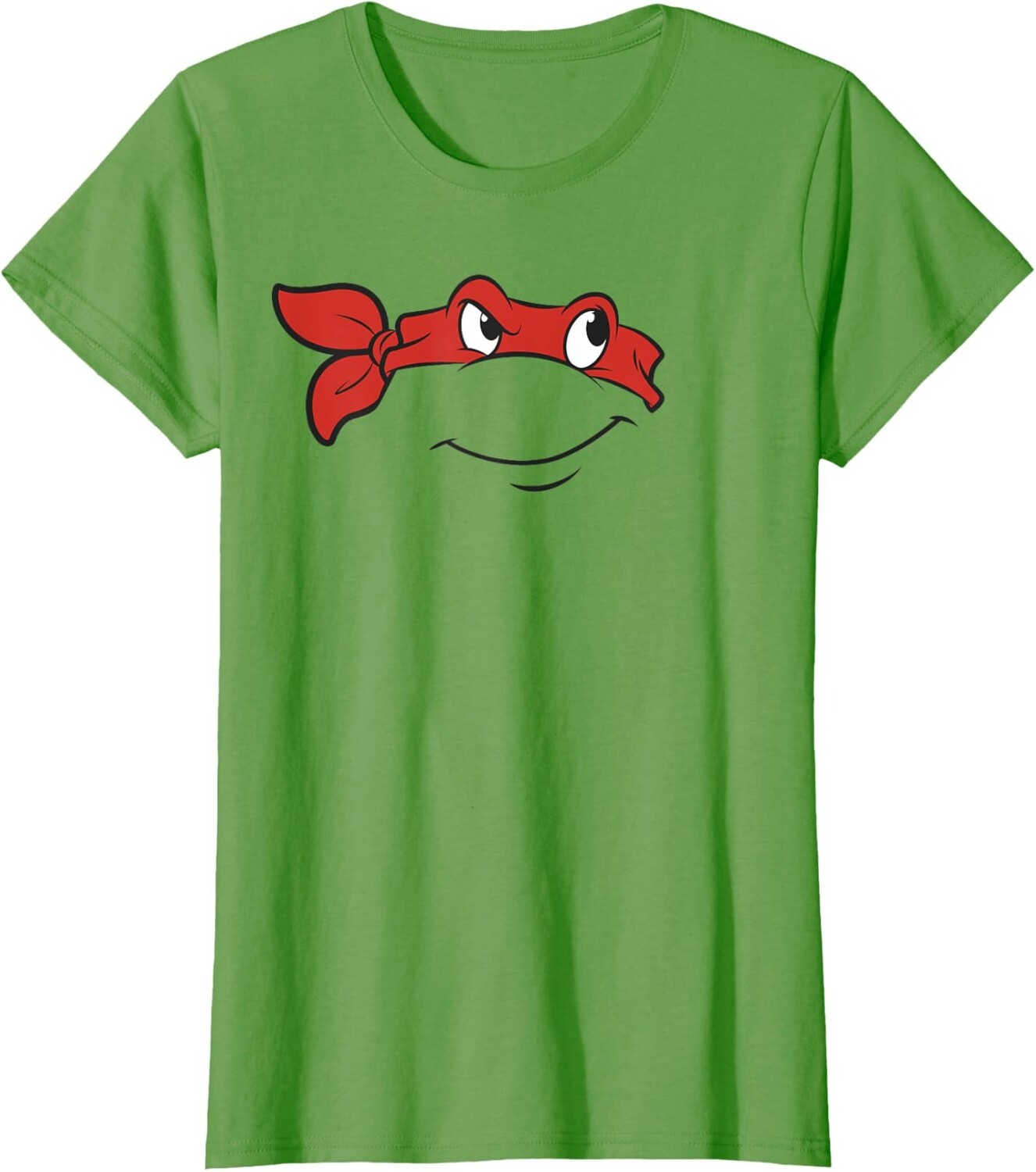 

Женская футболка Teenage Mutant Ninja Turtles Raphael Big Face Costume, светло-зеленый