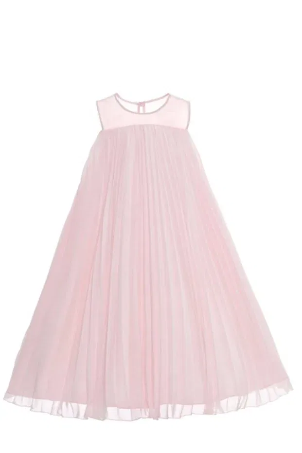 Детское платье-рубашка для девочек без рукавов Pamina girls' 36426pr pant suit dress Marka, Pink — фото 4