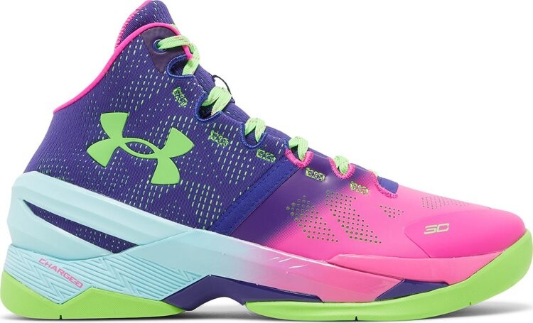 

Кроссовки Under Armour Curry 2 Retro Northern Lights 2022, разноцветный