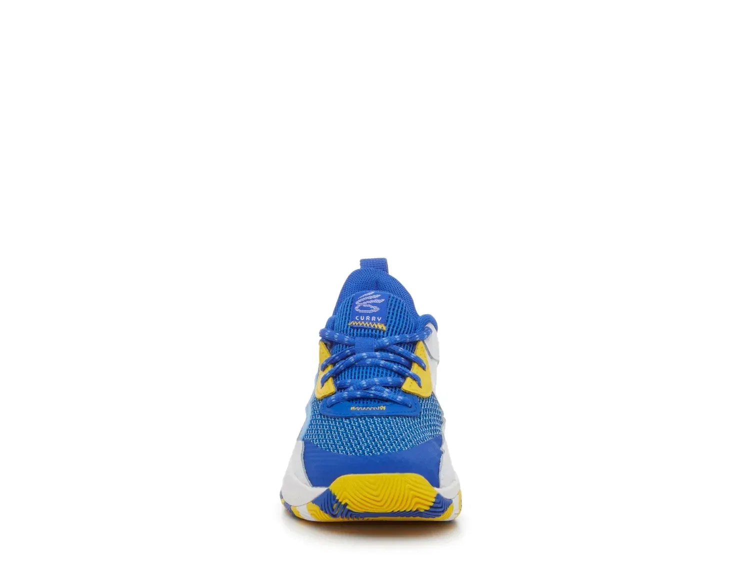 Кроссовки Curry 327 Under Armour, синий/желтый — фото 2