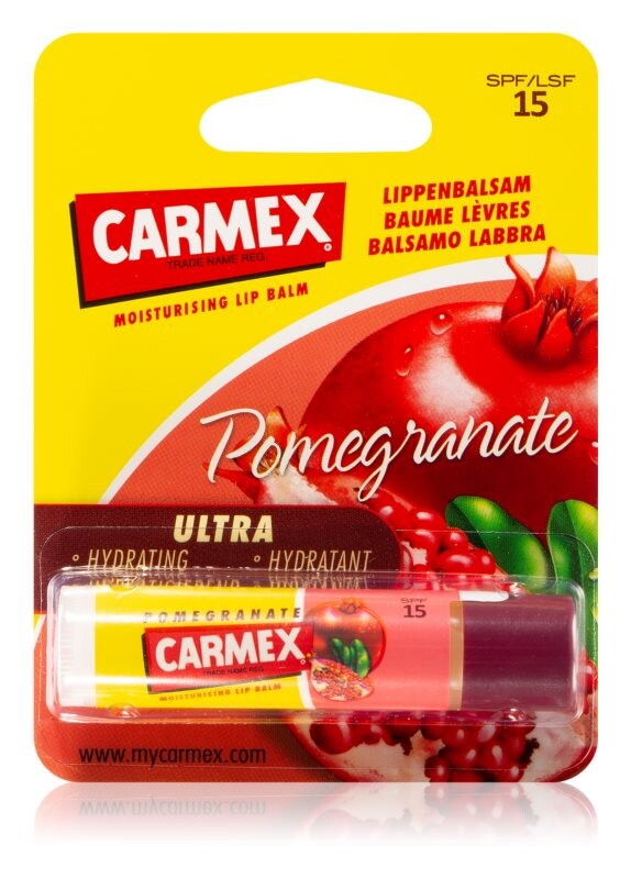 

Увлажняющий бальзам для губ в стике SPF 15 Carmex Pomegranate