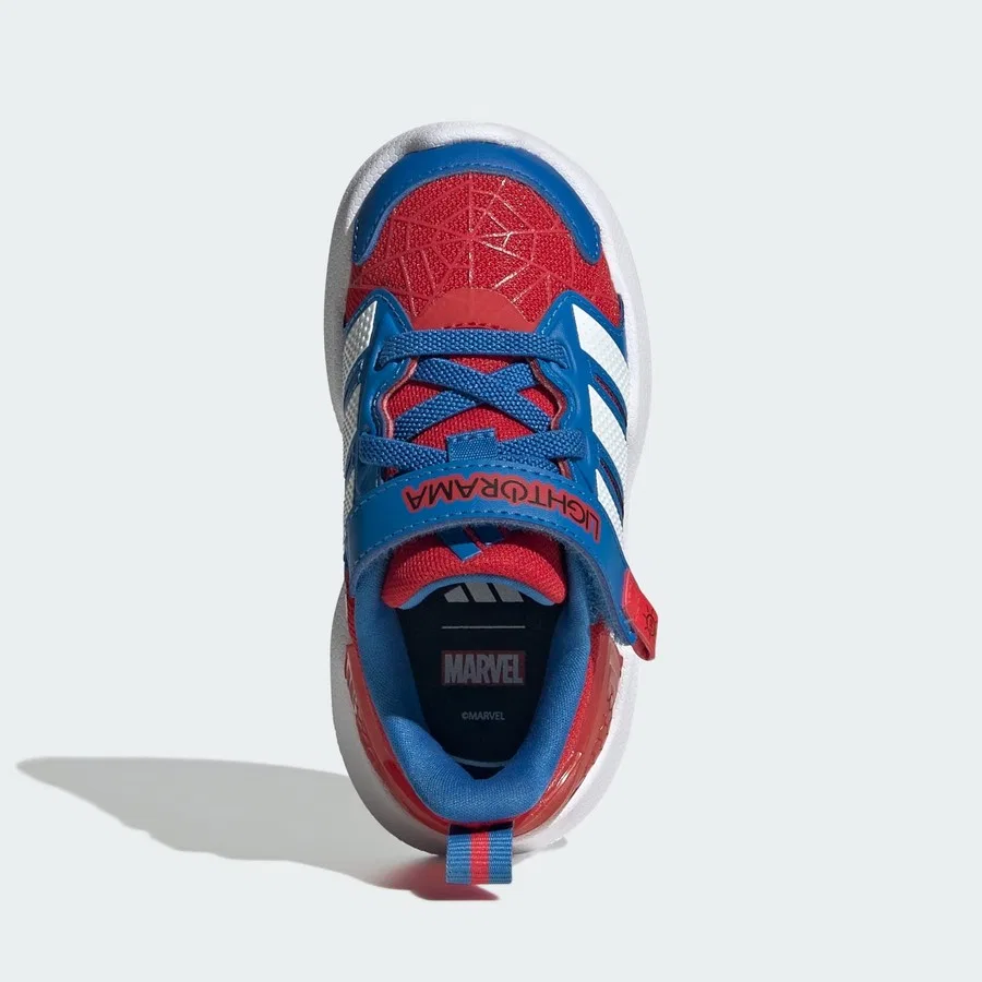 Детские кроссовки с подсветкой Marvel Lightorama Spider-Man adidas, Белый — фото 4