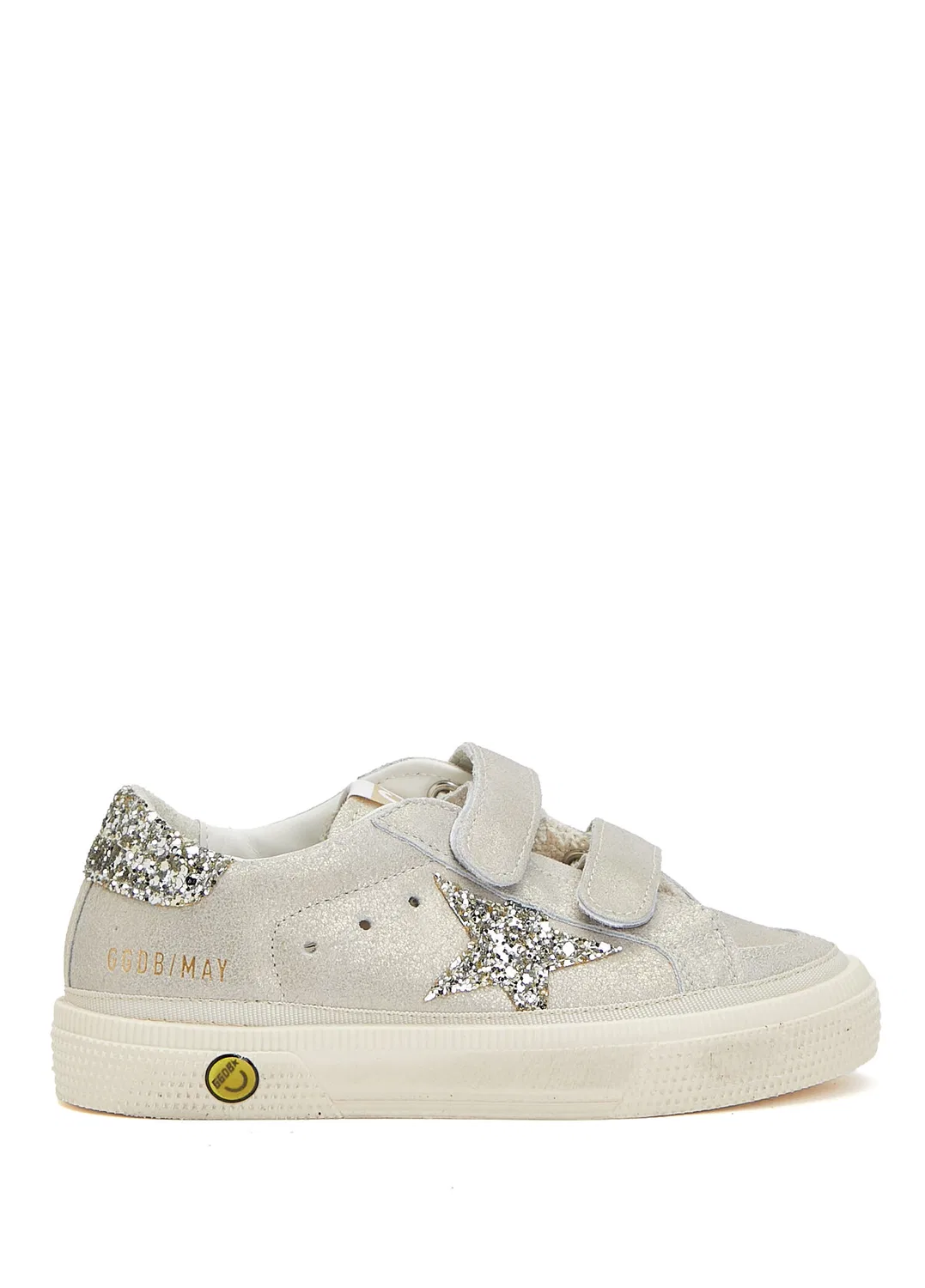 Кроссовки Golden Goose May, серебряный