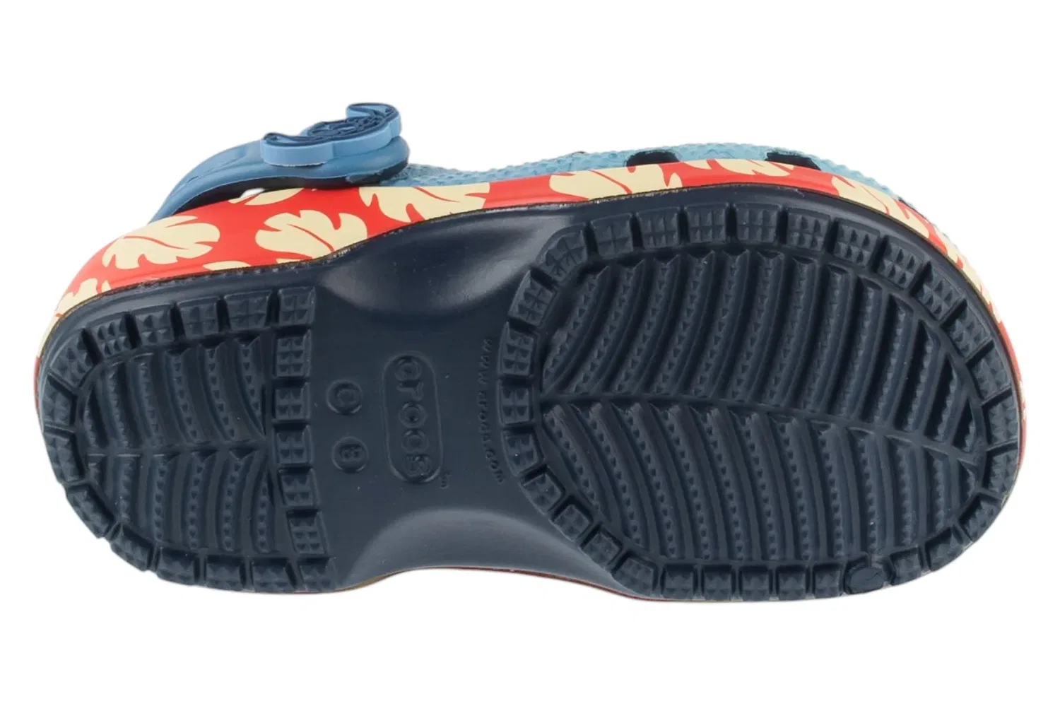Сабо с принтом Stitch Crocs, синий — фото 4
