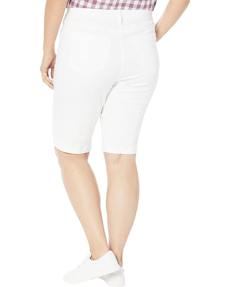 

Шорты Nydj Plus Size Tailored Bermuda Shorts in Optic White, цвет Optic White