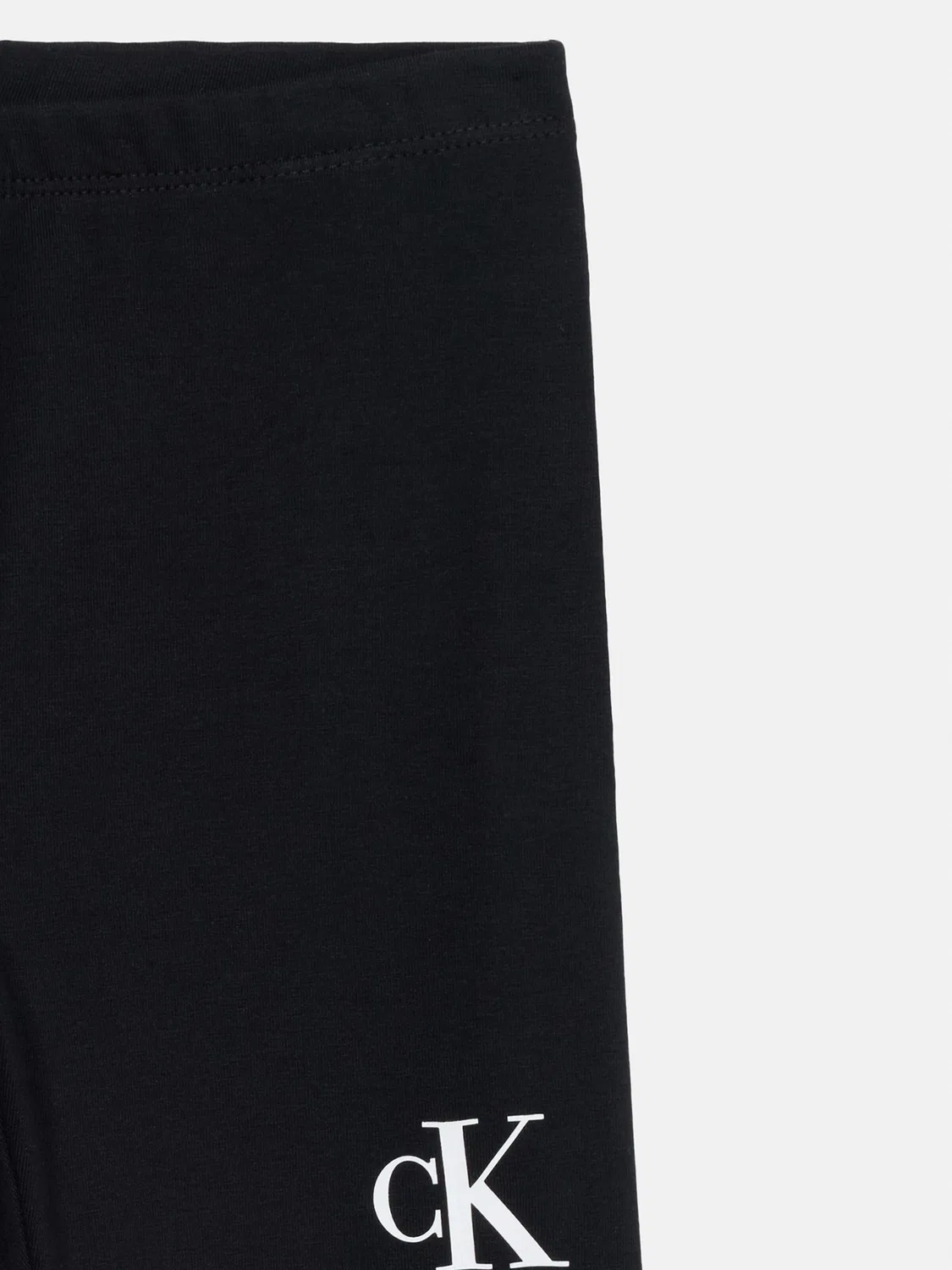Узкие леггинсы Calvin Klein Jeans черного цвета — фото 3