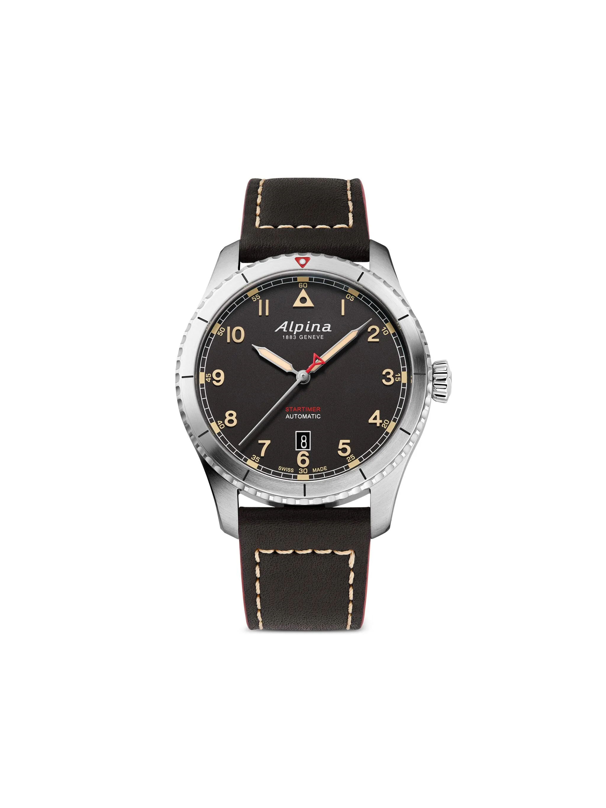 

Наручные часы Startimer Pilot Automatic 41 мм Alpina, черный