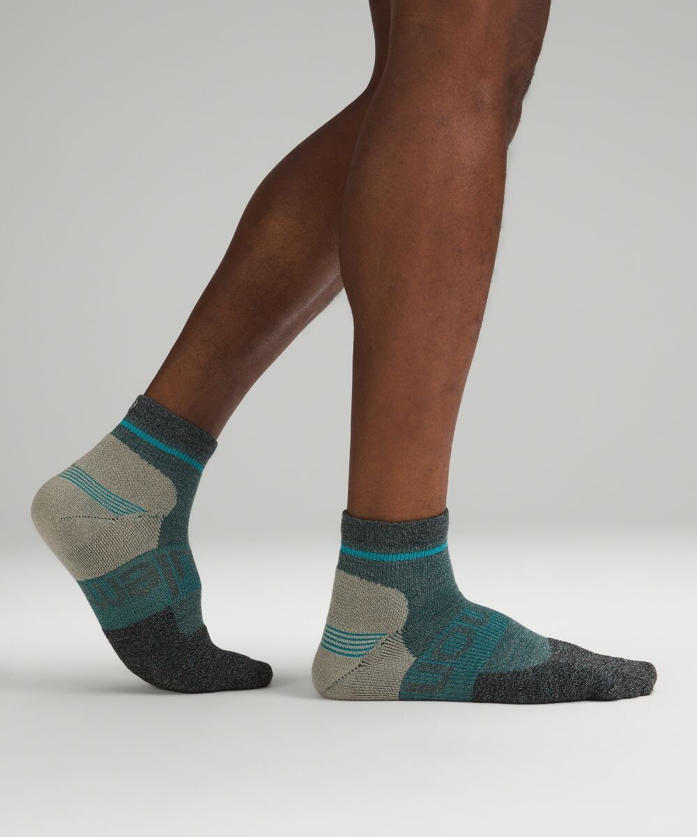 

Мужские носки Power Stride Hiking до щиколотки Lululemon, зеленый