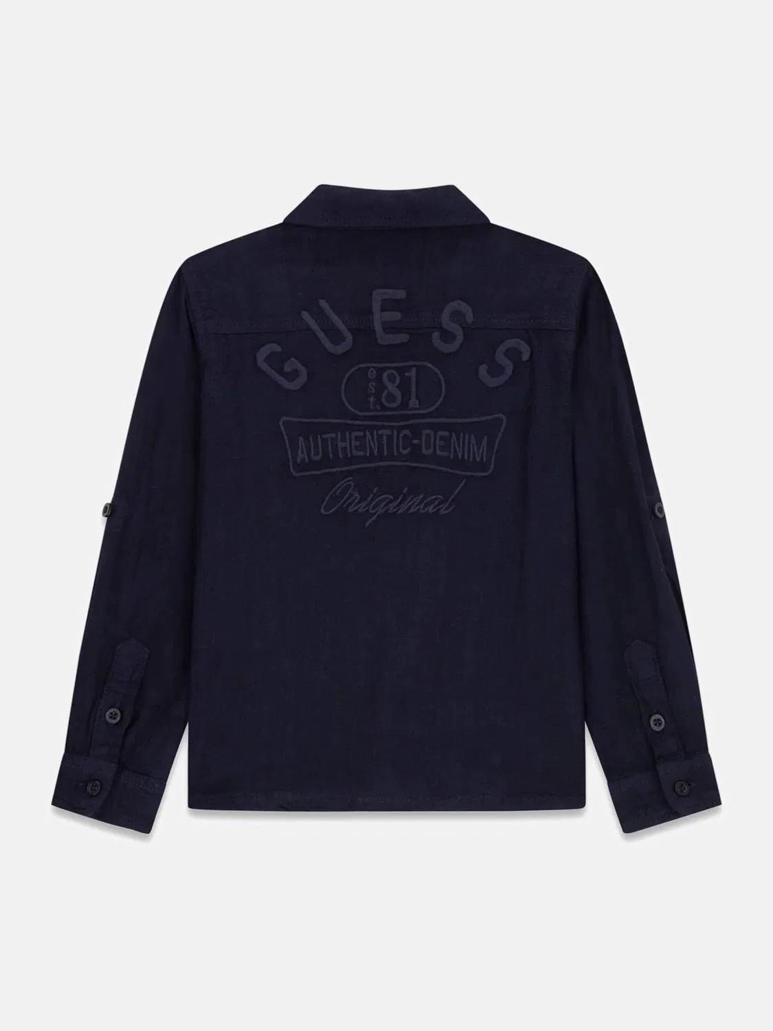 Рубашка на пуговицах стандартного кроя Guess, Dark Blue — фото 2