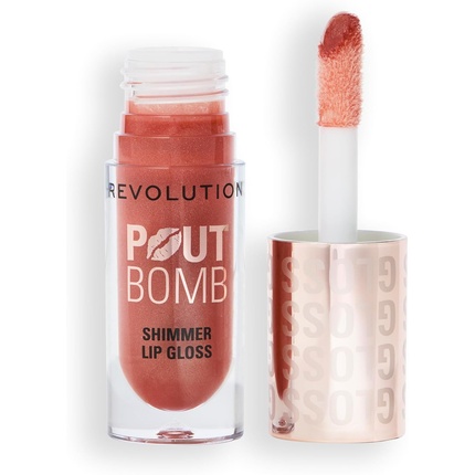 

Revolution Pout Bomb Shimmer Gloss Сияющий блеск для губ с глянцевым финишем Revolution Beauty