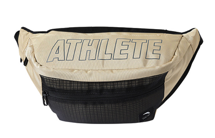 

ANTA Нейлоновая тканевая поясная сумка через плечо спортивная унисекс хаки, Khaki