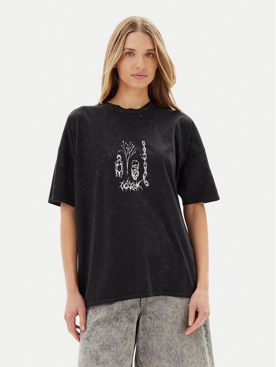 

Футболка оверсайз Voltrip B3512508 Volcom, черный
