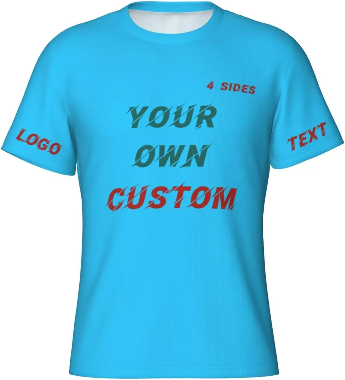 

Футболка Custom с принтом на 4 сторонах