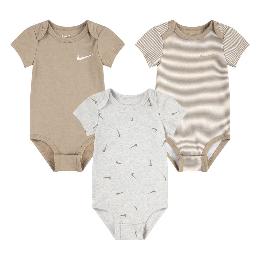 

Комплект из трех боди Nike Baby Essentials, цвет Ivory