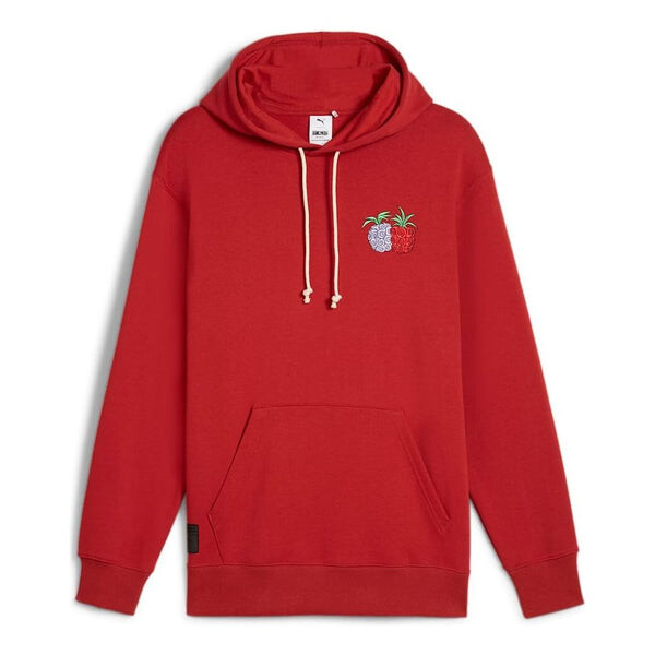 

Толстовка x one piece graphic hoodie 'red' Puma, красный
