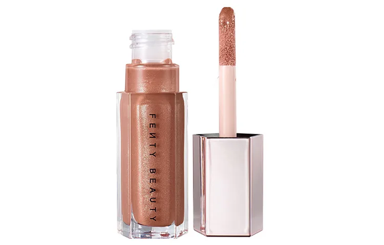FENTY BEAUTY Stars Bomb 3D иридесцентный блеск для губ натуральный стойкий 9 мл, #02 FU$$Y Stardust Pink — фото 2