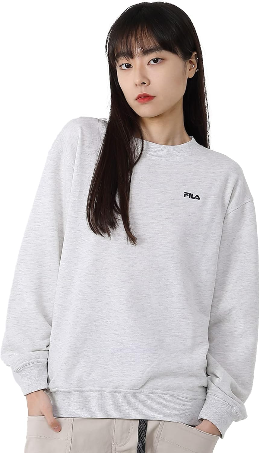 

Толстовка FILA, однотонная, с длинным рукавом, флисовая подкладка, вышивка логотипа в одну точку, принт на спине, быстросохнущая, влагоотводящая, теплая, стильная, унисекс, осень/зима, fh8089, серый