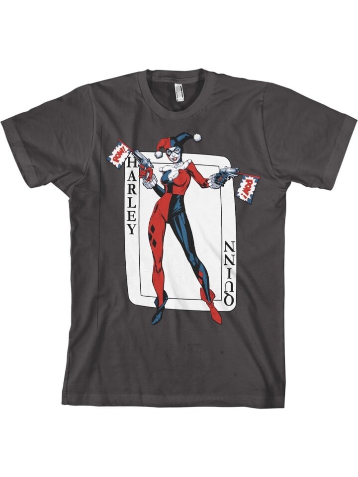

Футболка DC Commics Harley Quinn, серый