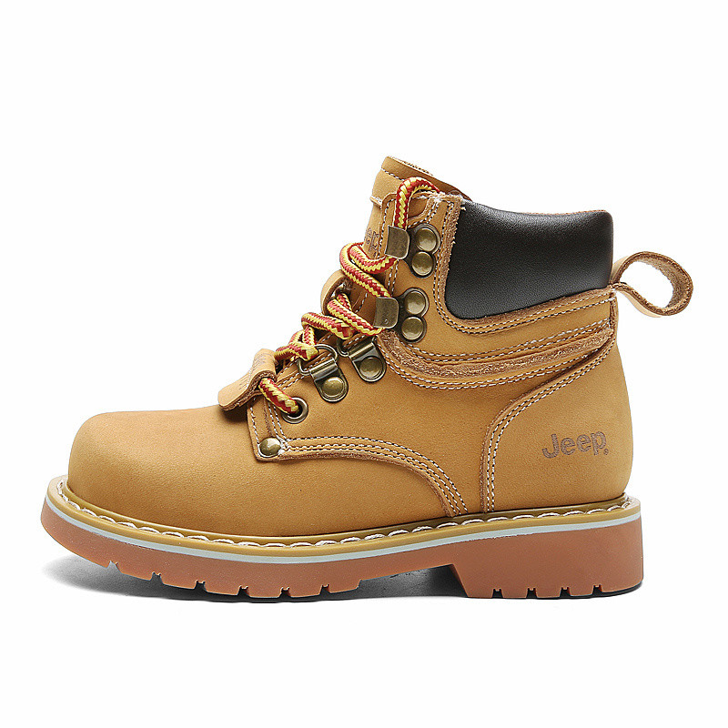 

Износостойкие низкие детские ботинки Earth Yellow Kids' Jeep