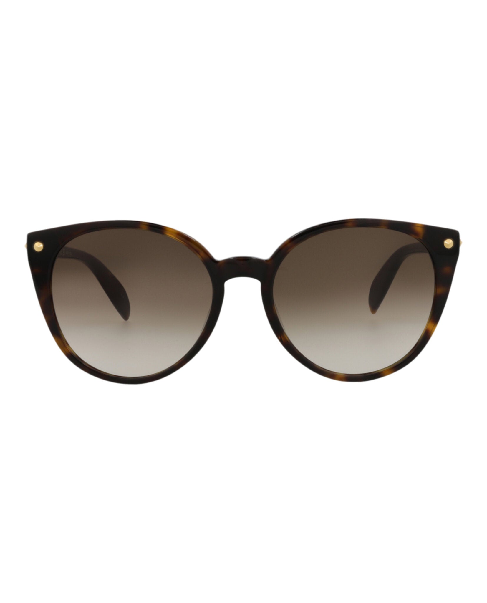

Солнцезащитные очки в круглой оправе из ацетата Alexander McQueen, цвет avana avana brown