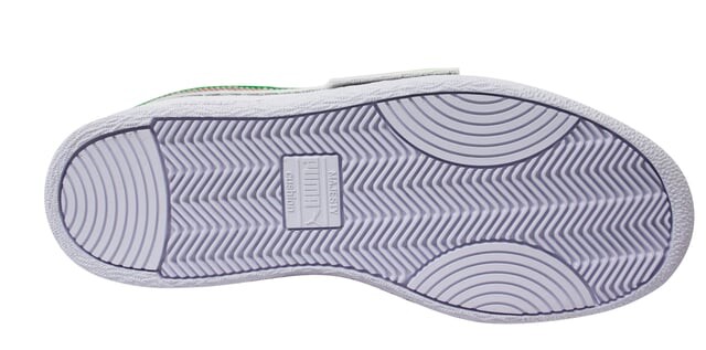 Мужские кожаные кроссовки со шнуровкой X ralph sampson lo chinatown market 371394 01 Puma, белый — фото 4